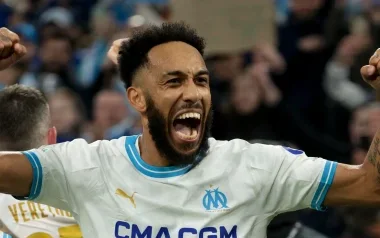 Ligue 1 : Aubameyang buteur, Marseille accroche une place européenne