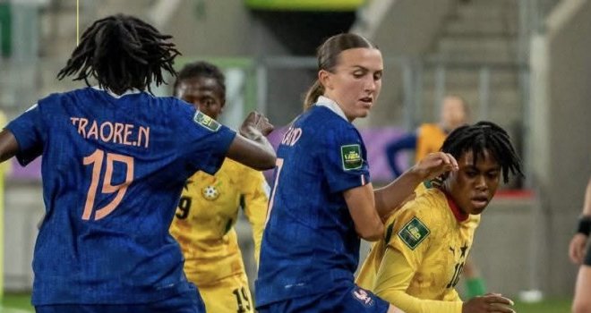 Mondial féminin U20&nbsp;: la France écrase le Ghana et élimine les Black Princesses
