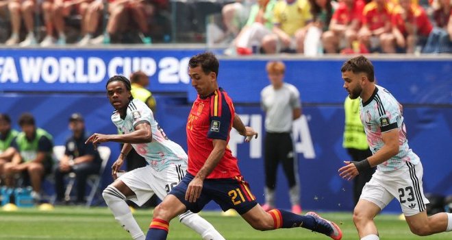 Mondial 2026&nbsp;: l’Espagne écarte la Belgique et retrouve les demi-finales 16 ans après
