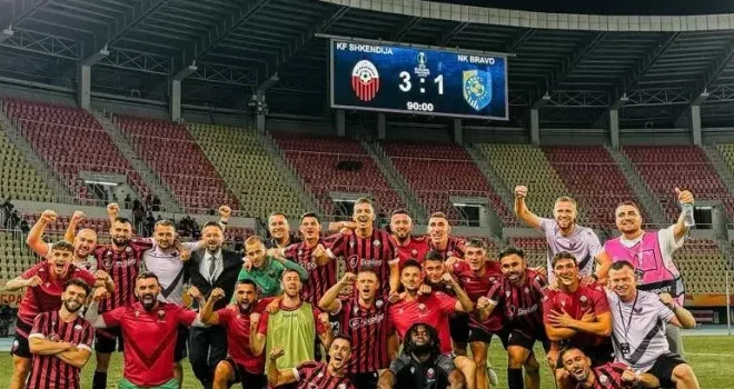 Ligue Conférence : Fahd Nzengue et Shkëndija renversent Bravo et filent au 3e tour
Ligue Conférence : Fahd Nzengue et Shkëndija renversent Bravo et filent au 3e tour